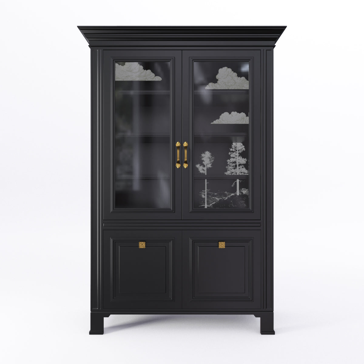 Noirwood Hand-Painted Bar